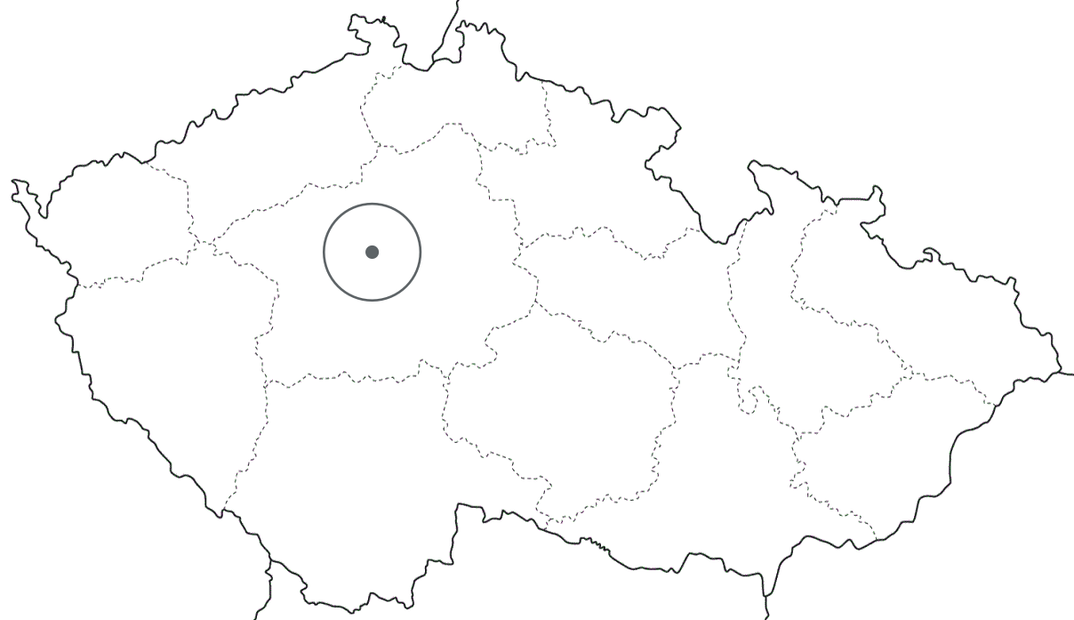 Mapa - Praha a okolĂ­
